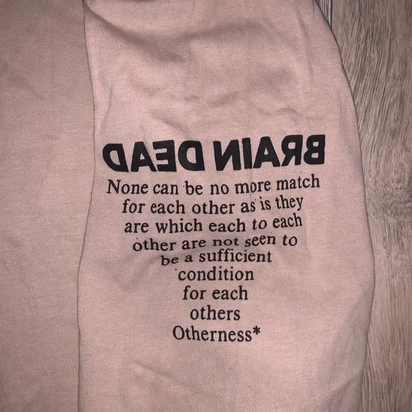 Brain Dead Heatwave Long Sleeve T-shirt Tan Size: Medium - Picture 3 of 7